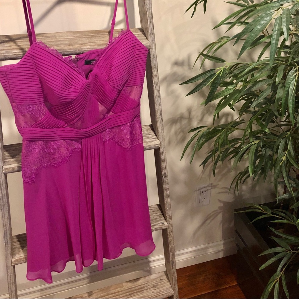 NWT BCBG MAX AZRIA pink party dress size medium